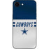 NFL Dallas Cowboys White Striped iPhone 16e Skin